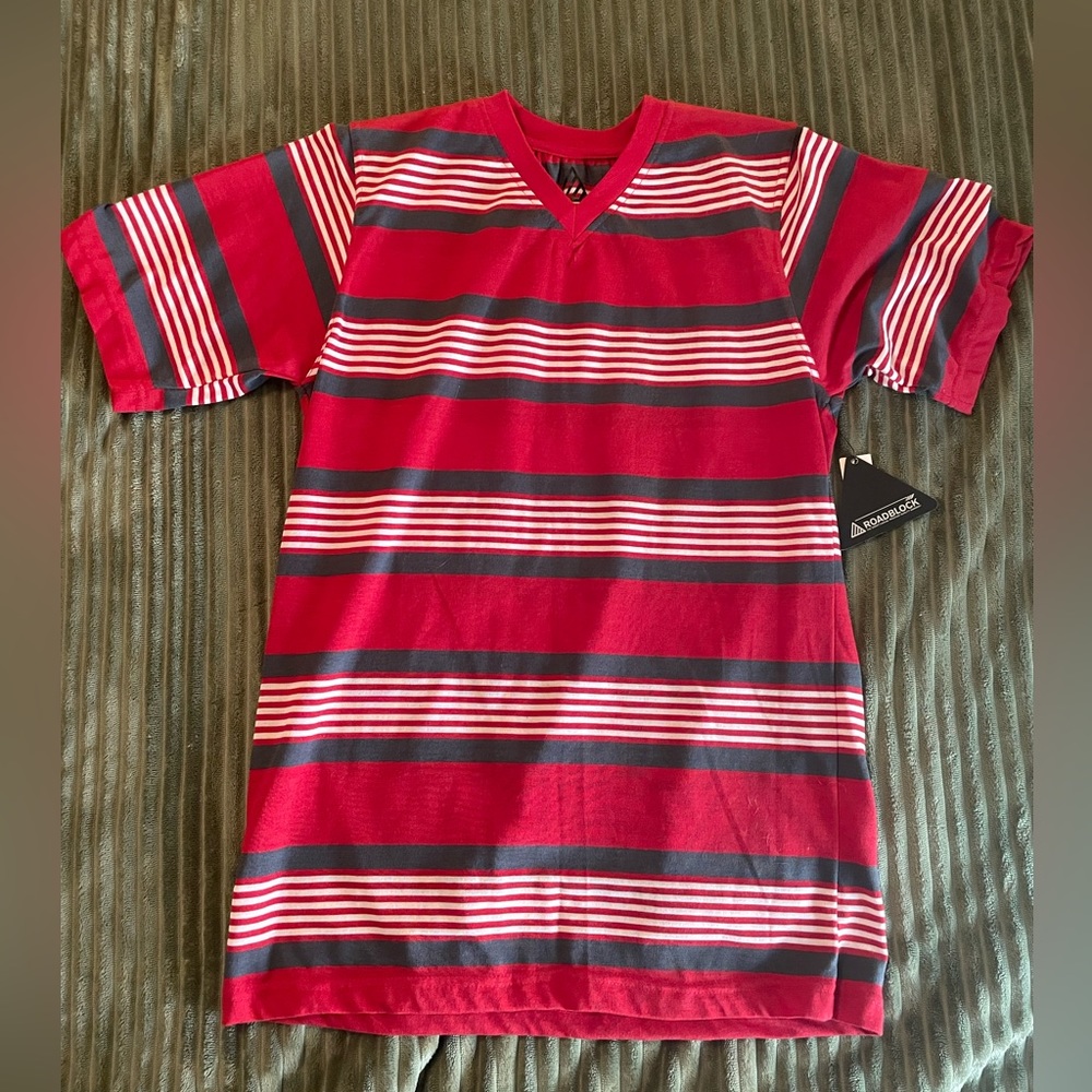 Men’s small striped shirt NWT